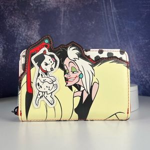 Loungefly: Disney - 101 Dalmatians Villains Scene Cruella Wallet